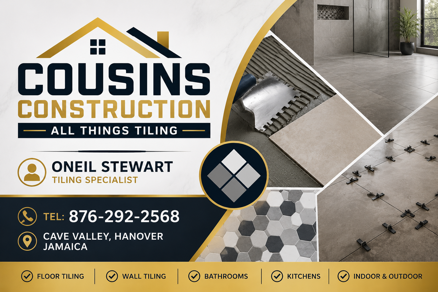 Oneil Stewart business card design